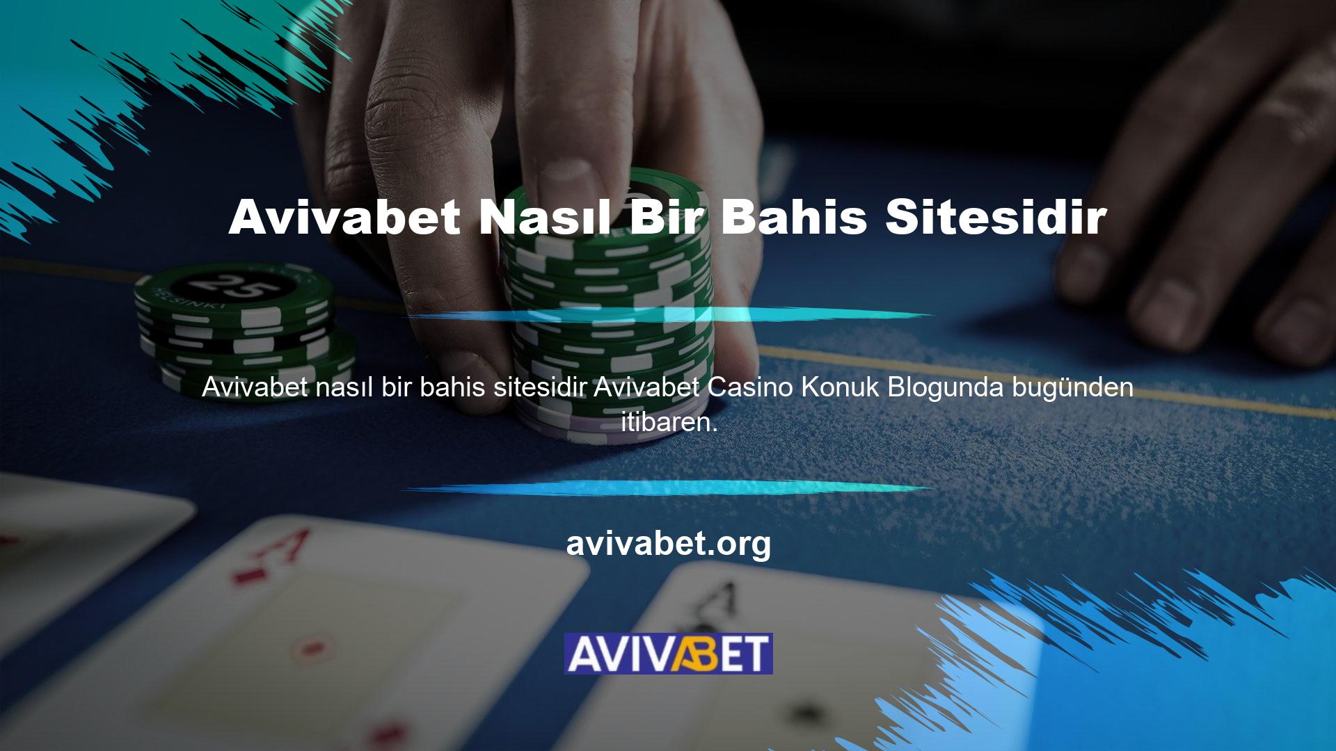 Blogumuzda siz değerli bahisçilerimize Avivabet hakkında tüm bilgileri sağlamak için elimizden geleni yapıyoruz
